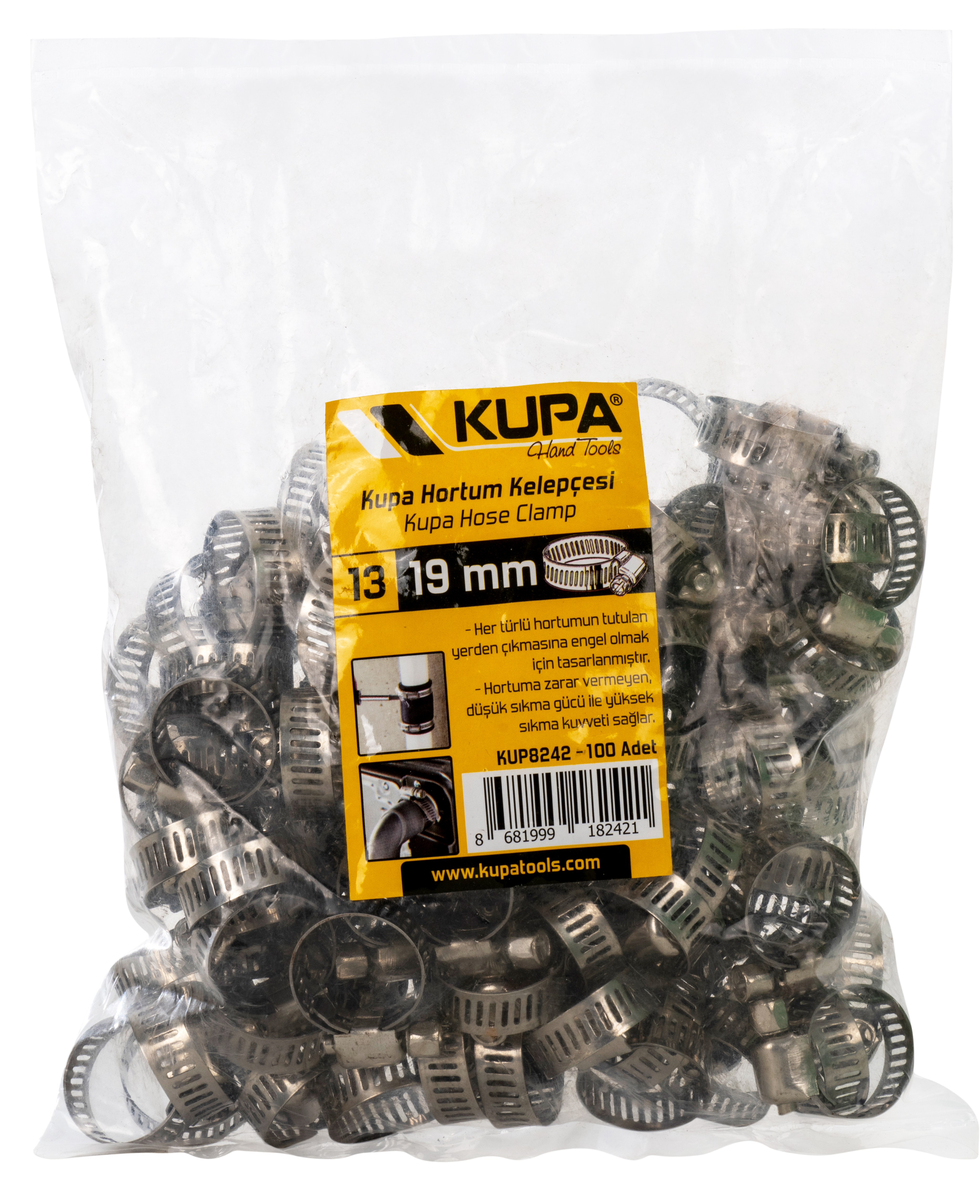 KUPA HORTUM KELEPÇESİ 16-25 MM.